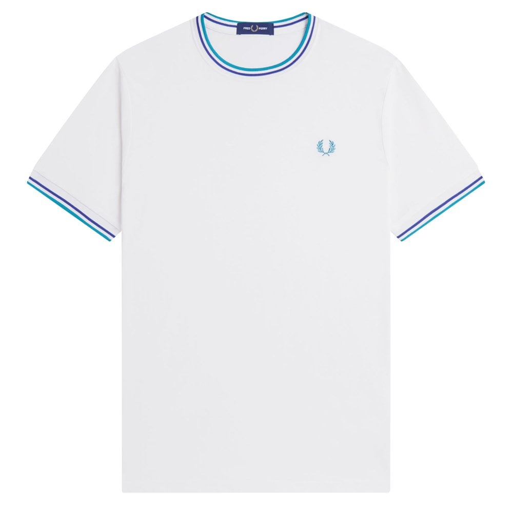 Twin Tipped T-Shirt - Snow/Dp Mint