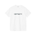 Script T-Shirt  - White/Black