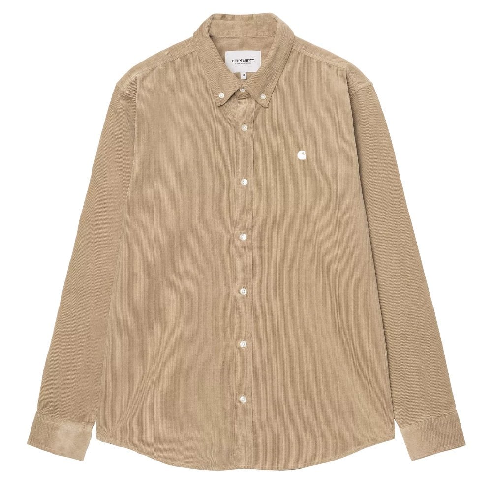 Madison Fine Cord Shirt - Iroko/Wax