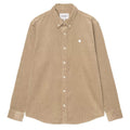 Madison Fine Cord Shirt - Iroko/Wax