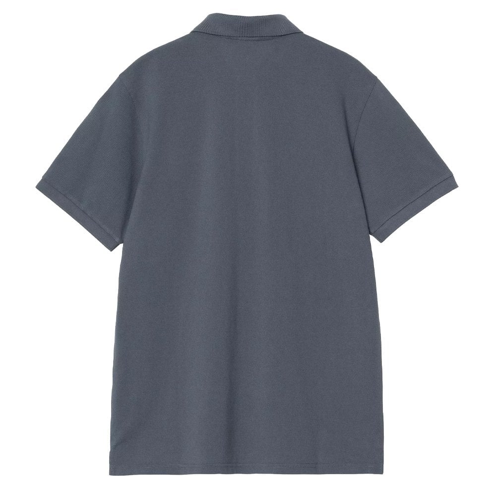 Chase Pique Polo - Cozy Blue