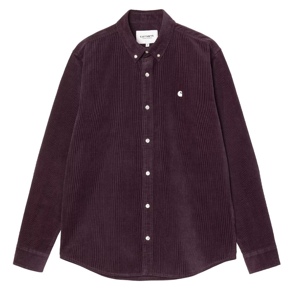 Madison Fine Cord Shirt - Cozy Purple