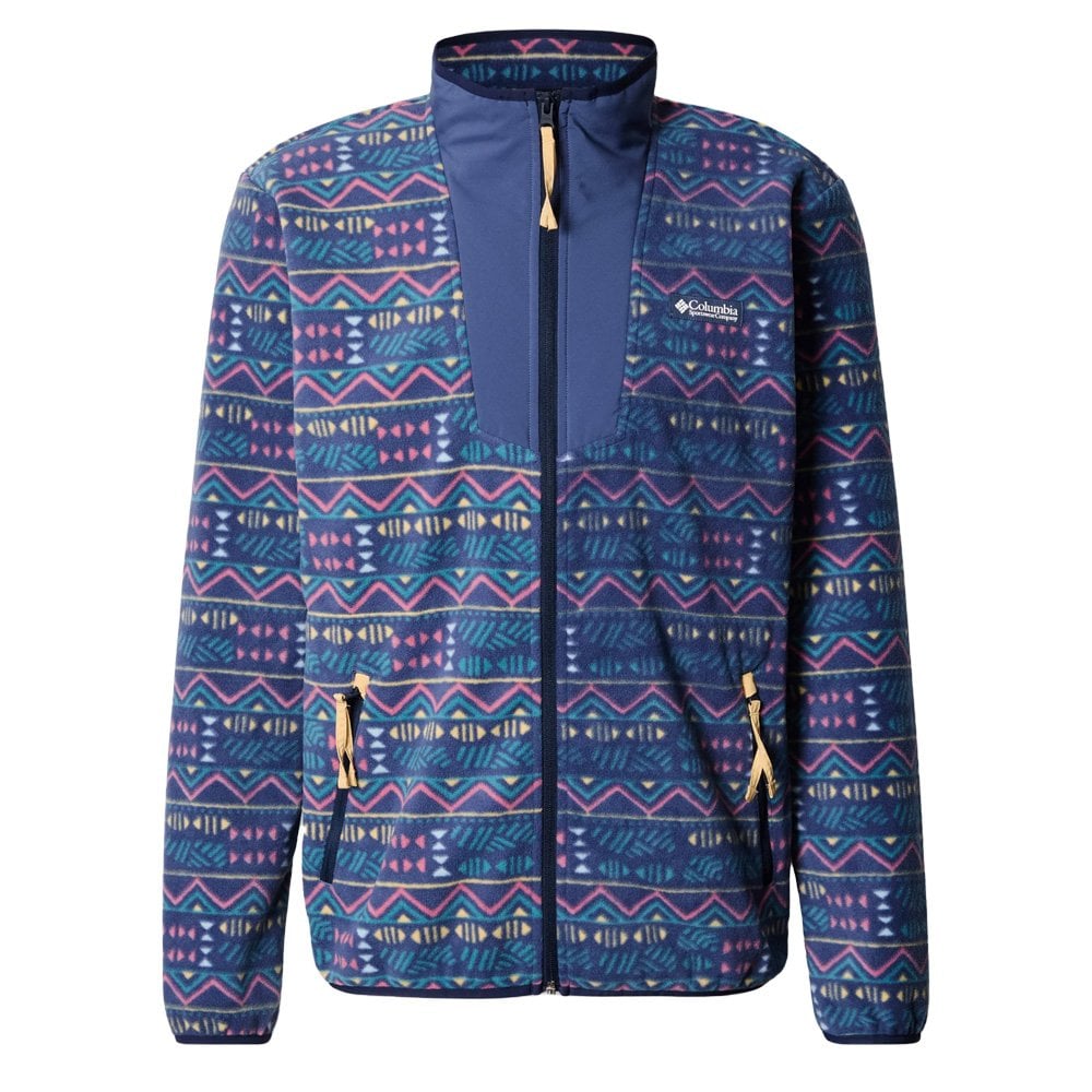 Sequoia Grove Printed Fleece Jacket - Dk Mountain
