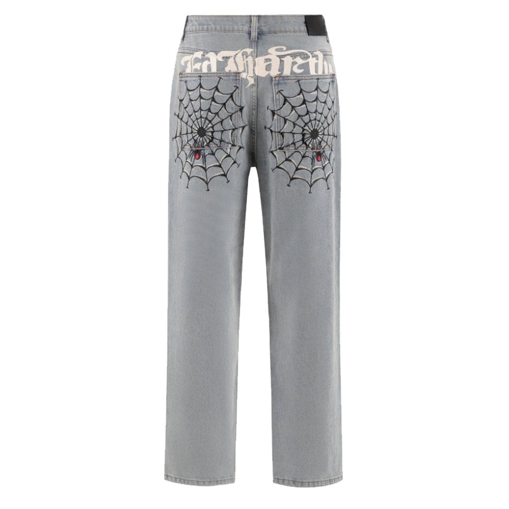 Black Widow Baggy Jeans - Bleach