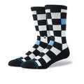 Chef Check Crew Socks - Black