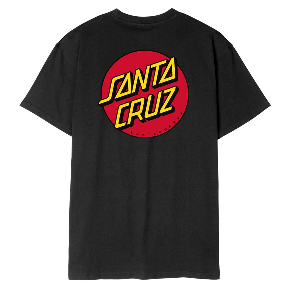 Classic Dot Chest T-Shirt - Black