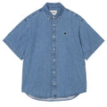 Short Sleeve Lucas Shirt  - Blue Stone