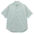 Check Ombre Shirt  - Blue