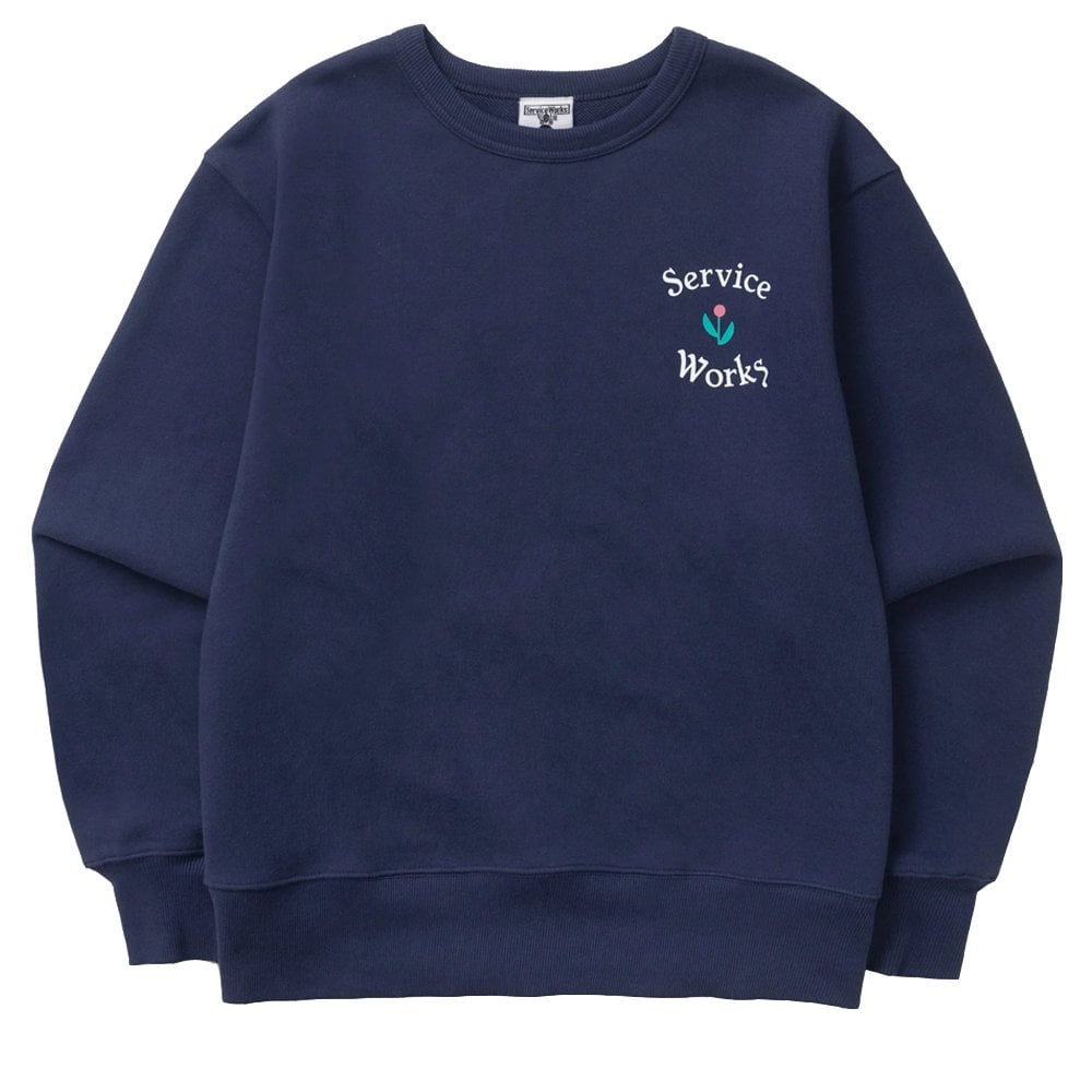 In Bloom Crewneck Sweatshirt - Navy