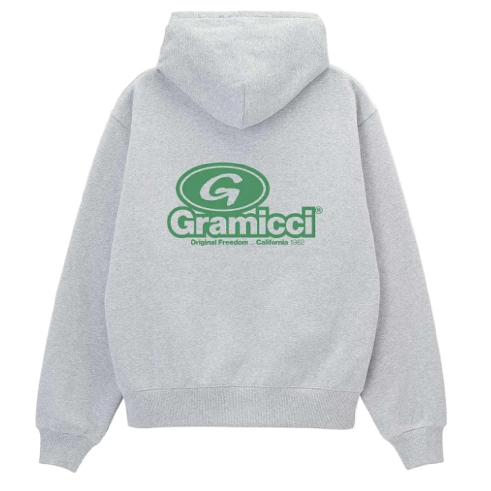 82 Zip Hooded Sweatshirt - Heather Grey