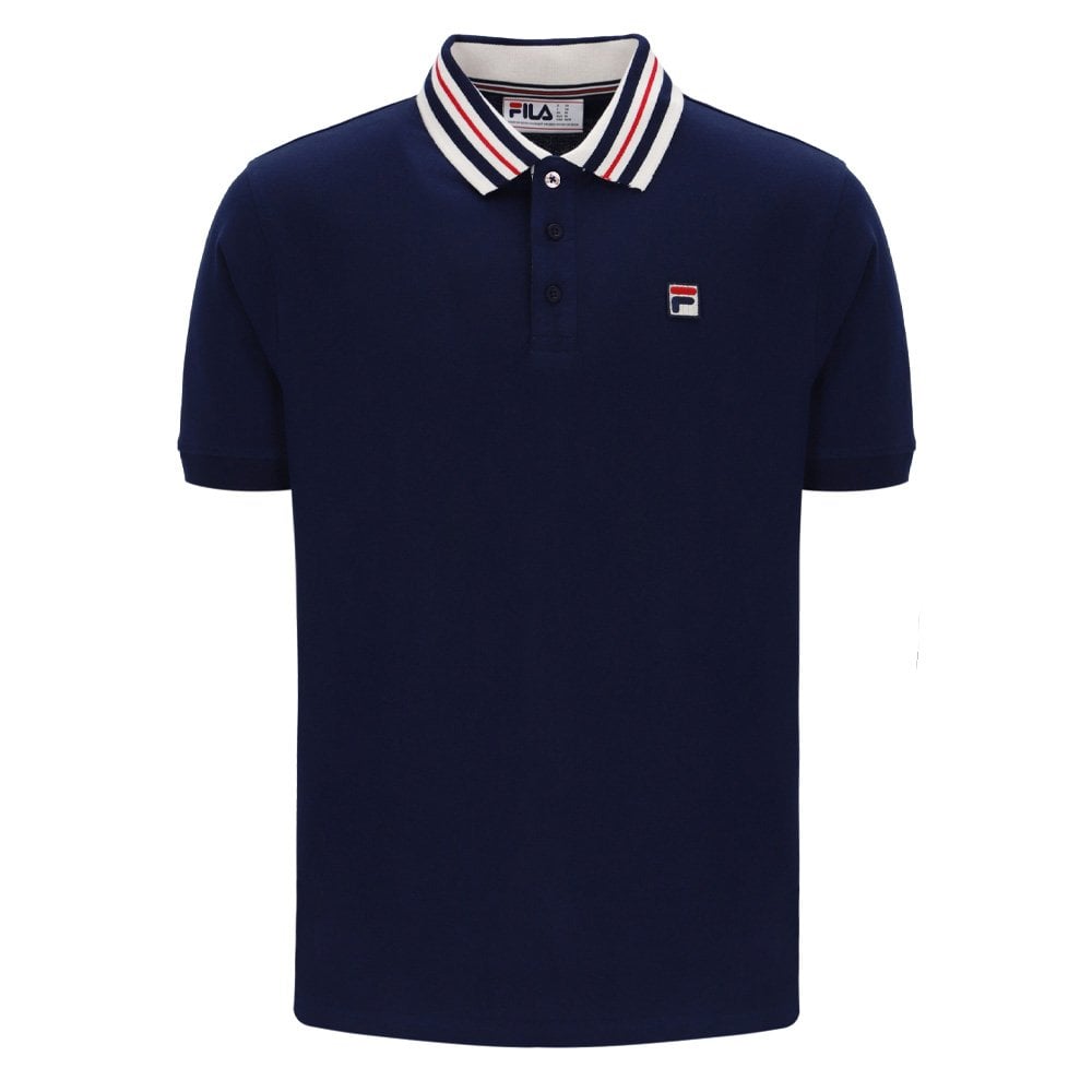 Achille Heritage Tape Basic Polo - Fila Navy