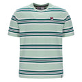 Cesare Yarn Dye Stripe T-Shirt - Surf Spray