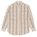 Random Patch Work Shirt  - Beige/Brown