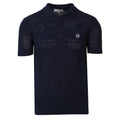 Sabino Knitted Polo Shirt - Maritime Blu