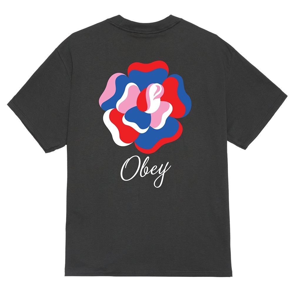 Paper Rose T-Shirt  - Vintage Blk