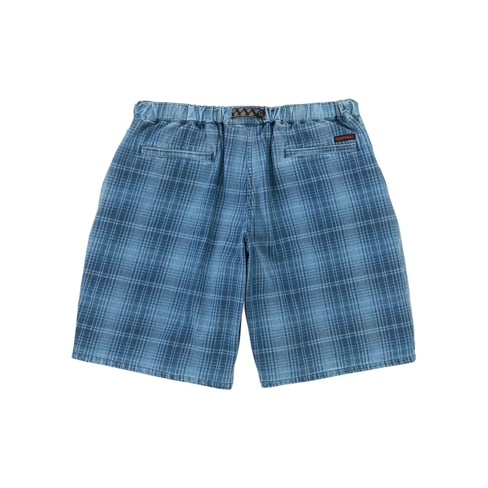 O.G. Denim Lagoon Shorts - Indigo Check