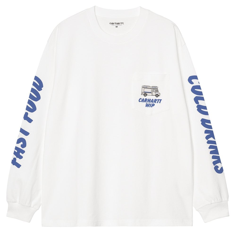 Cold Drinks Long Sleeve T-Shirt  - White