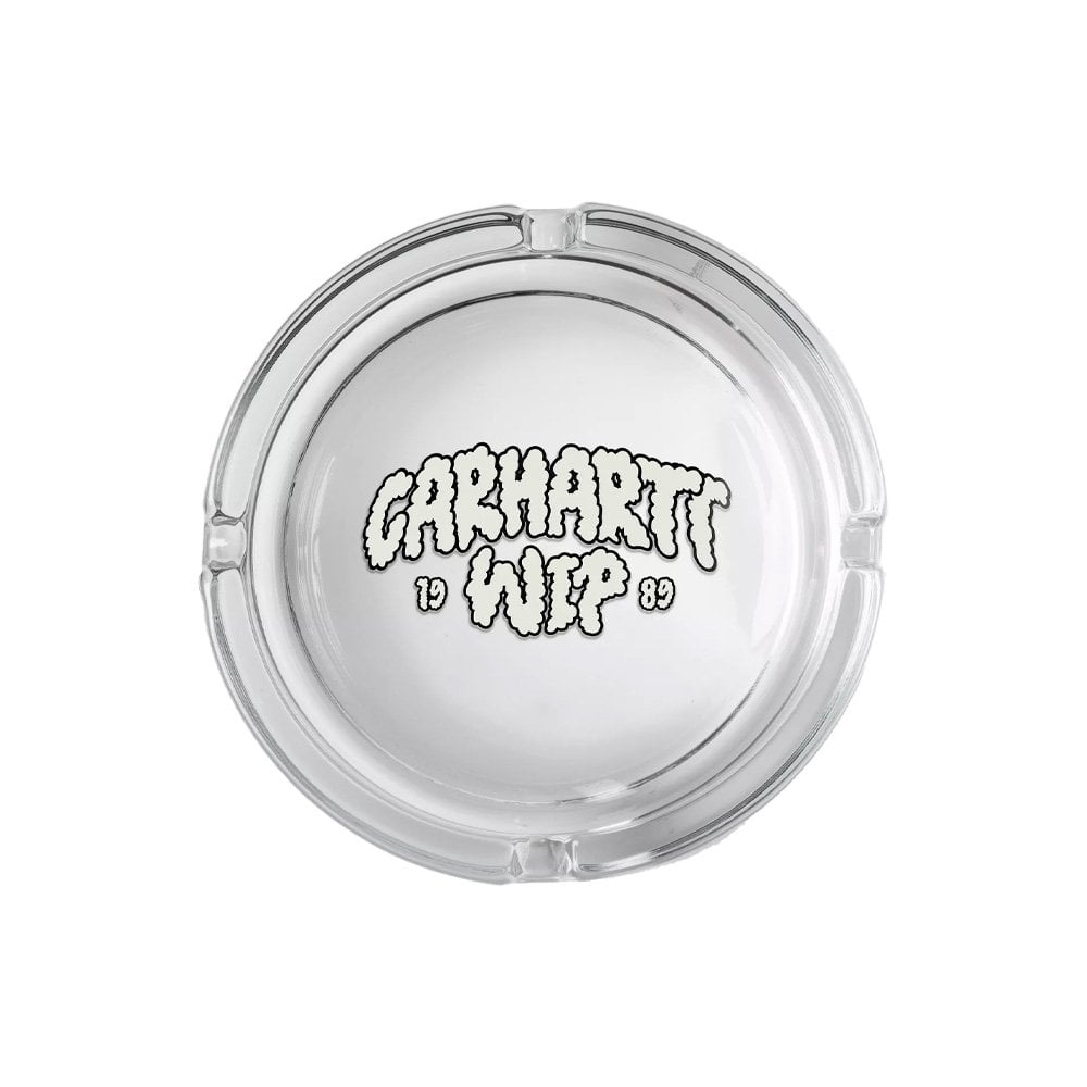 Cloud Script Ashtray - Clear