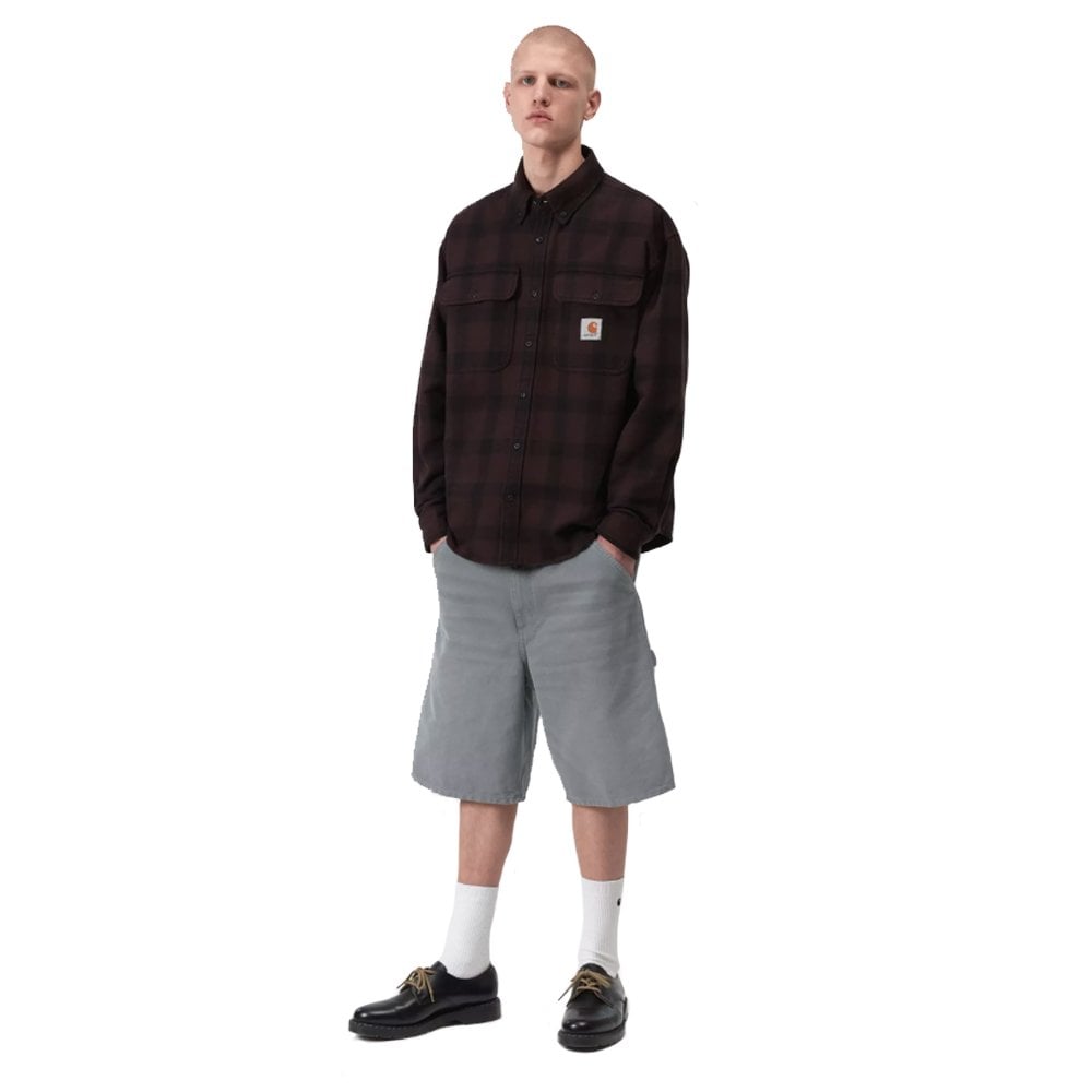 Single Knee Shorts - Cozy Blu Stn
