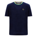 Monte Velour T-Shirt - Maritime Blu