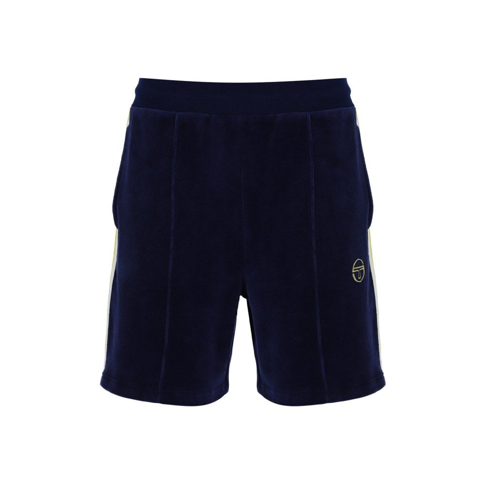 Monte Velour Shorts - Maritime Blu