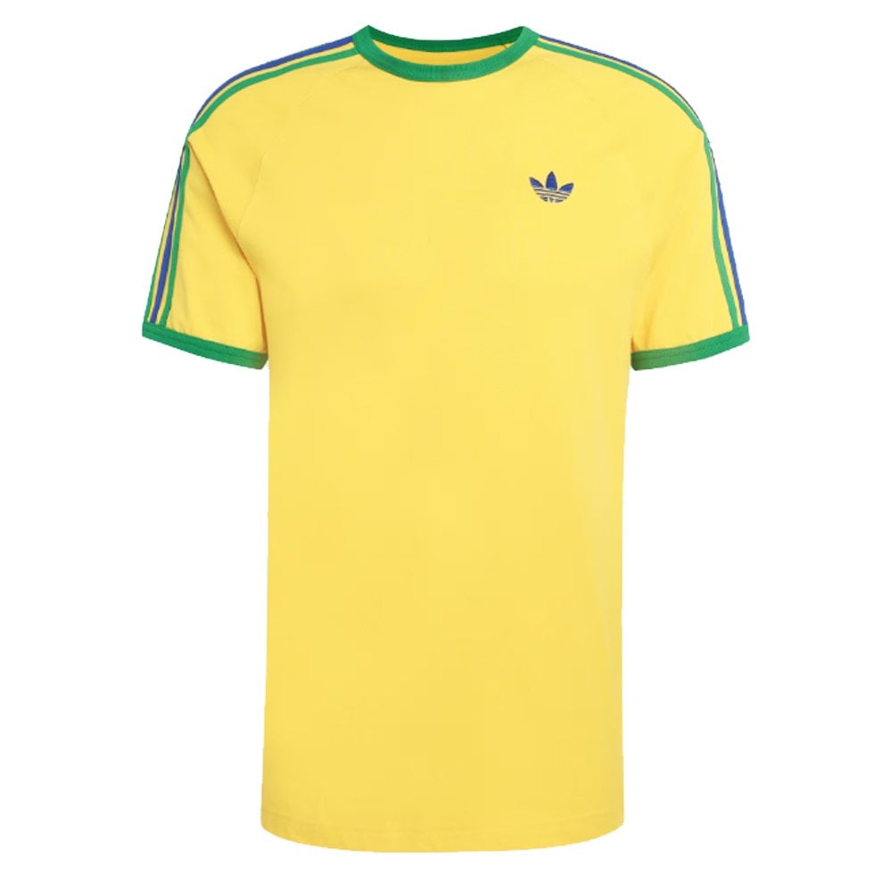 3-Stripes T-Shirt  - Yel/Grn/Ryl