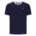 Marconi Essential Ringer T-Shirt - Navy/White