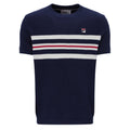Gerardo Knitted T-Shirt - Navy