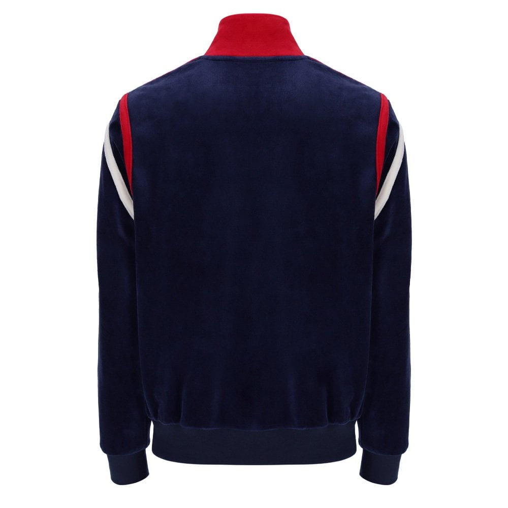 Gabriele Contrast Panel Track Top - Nvy/Gardenia