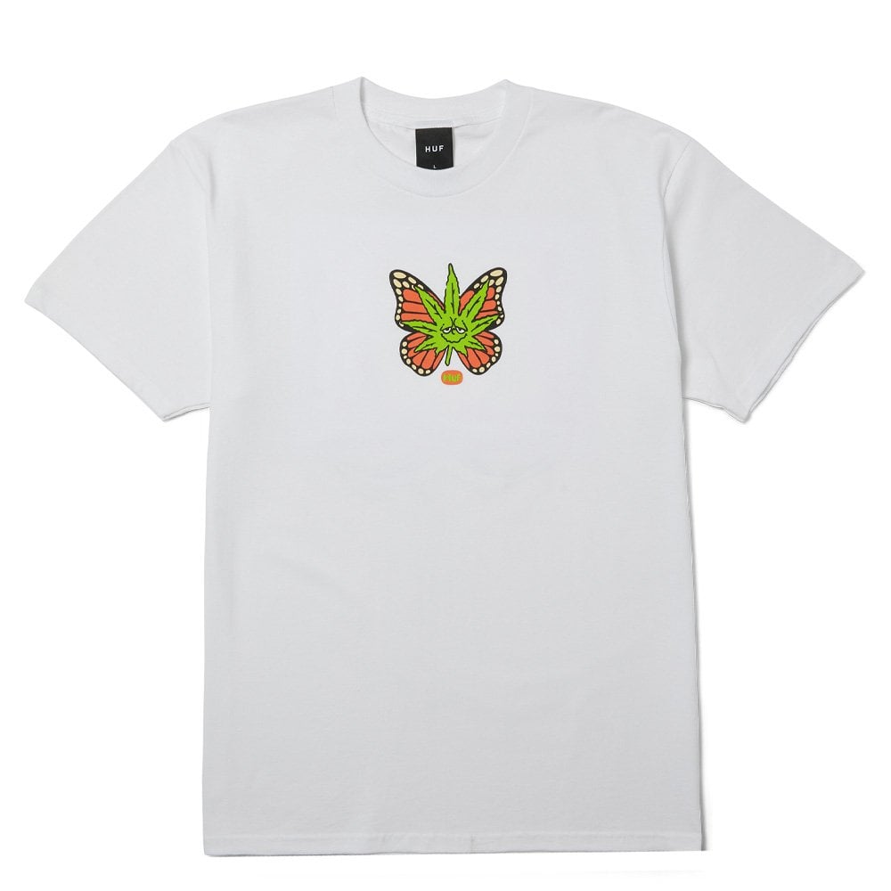 Green Budderfly T-Shirt - White