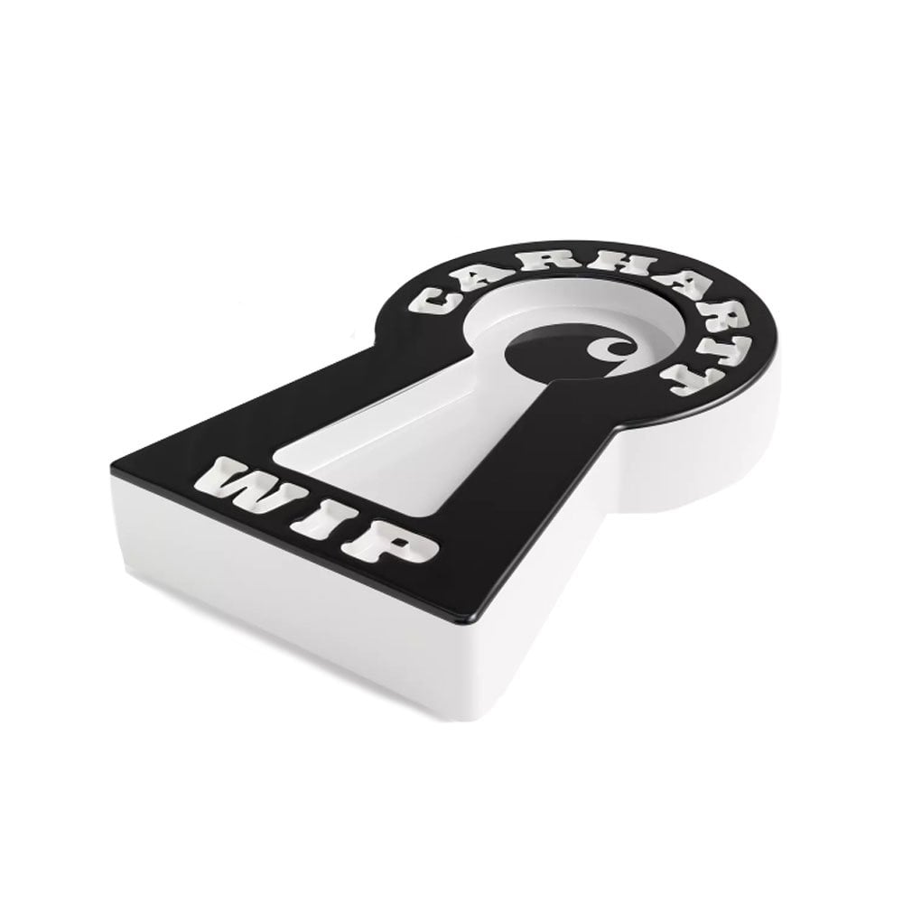 Locked Cone Incense Holder - White/Black