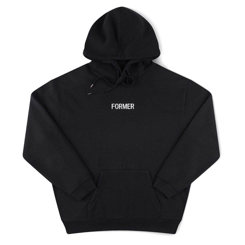 Legacy Embroidered Hoodie - Black