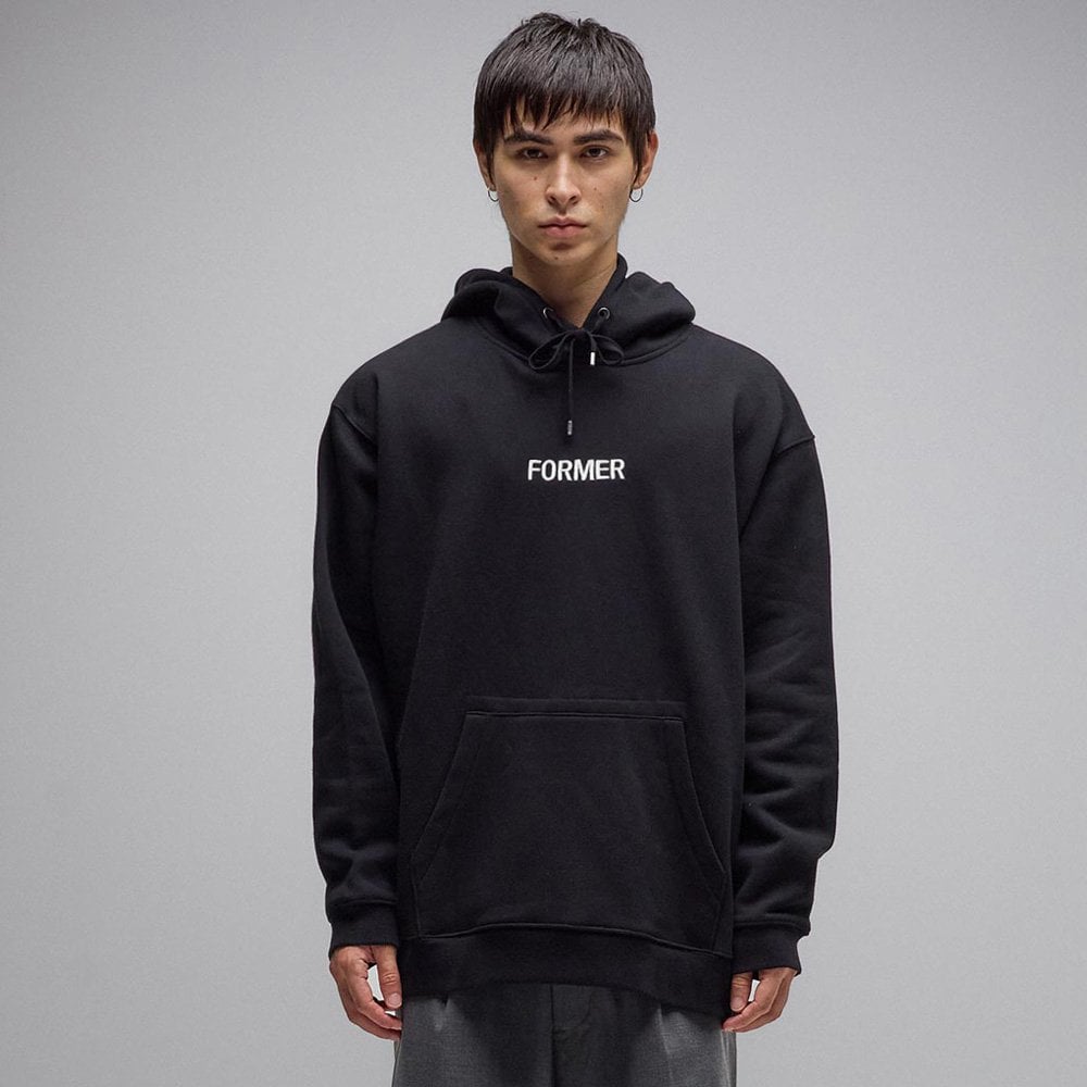Legacy Embroidered Hoodie - Black