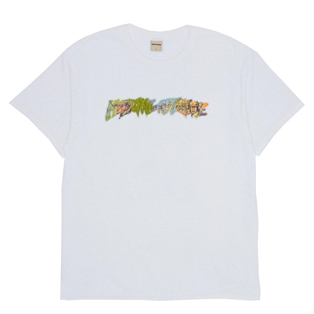 Gimme Some Truth Stamp Logo T-Shirt - White