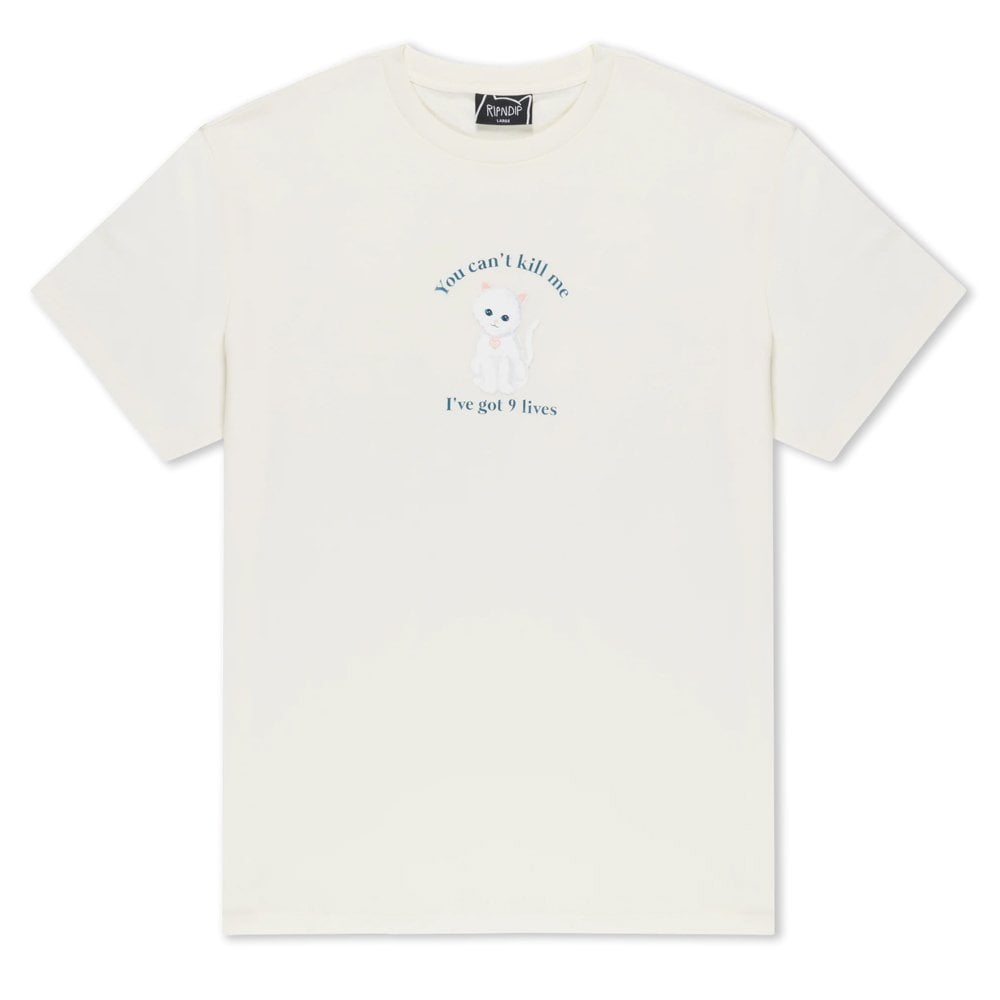 9 Lives T-Shirt - Bone