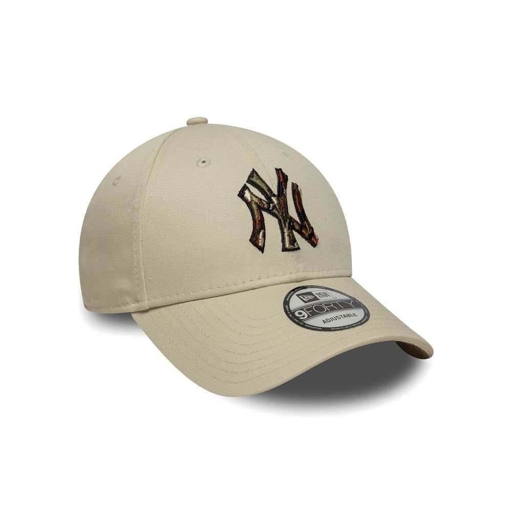 MLB Outline Camo 9FORTY Cap - Ny Beige