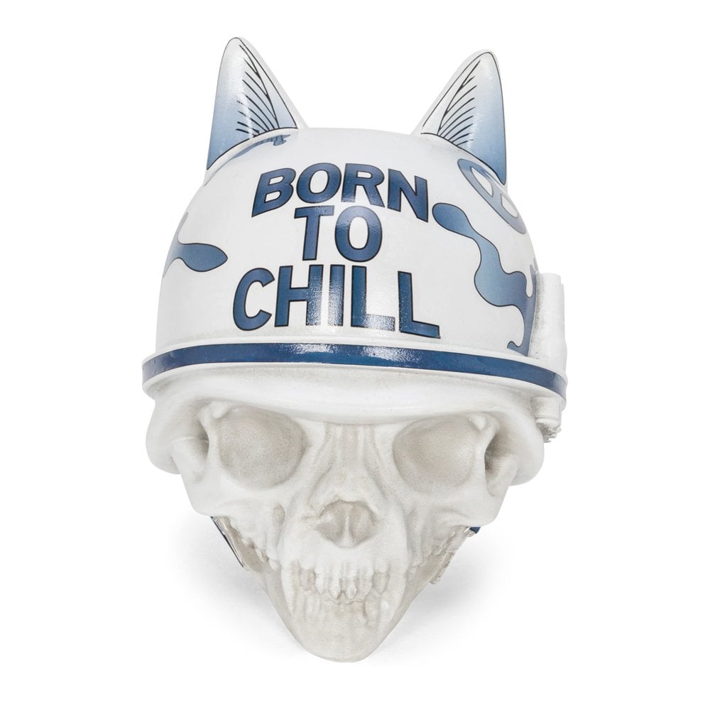 Born To Chill Ceramic Incense Holder - Indigo