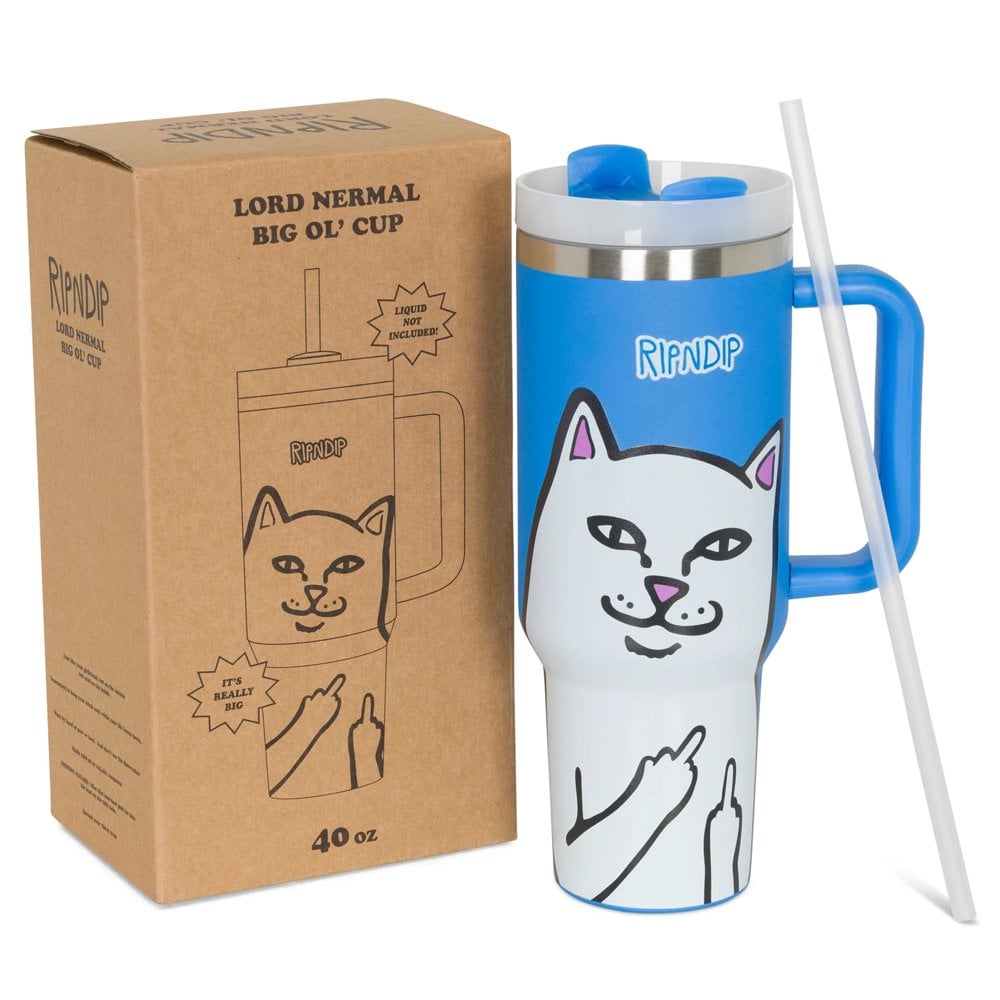 Lord Nermal Big Ol Cup Tumbler - Blue