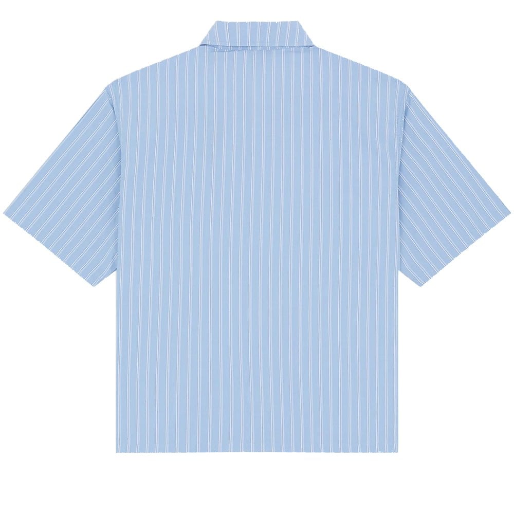 Venedocia Short Sleeve Stripe Shirt - Endless Blue