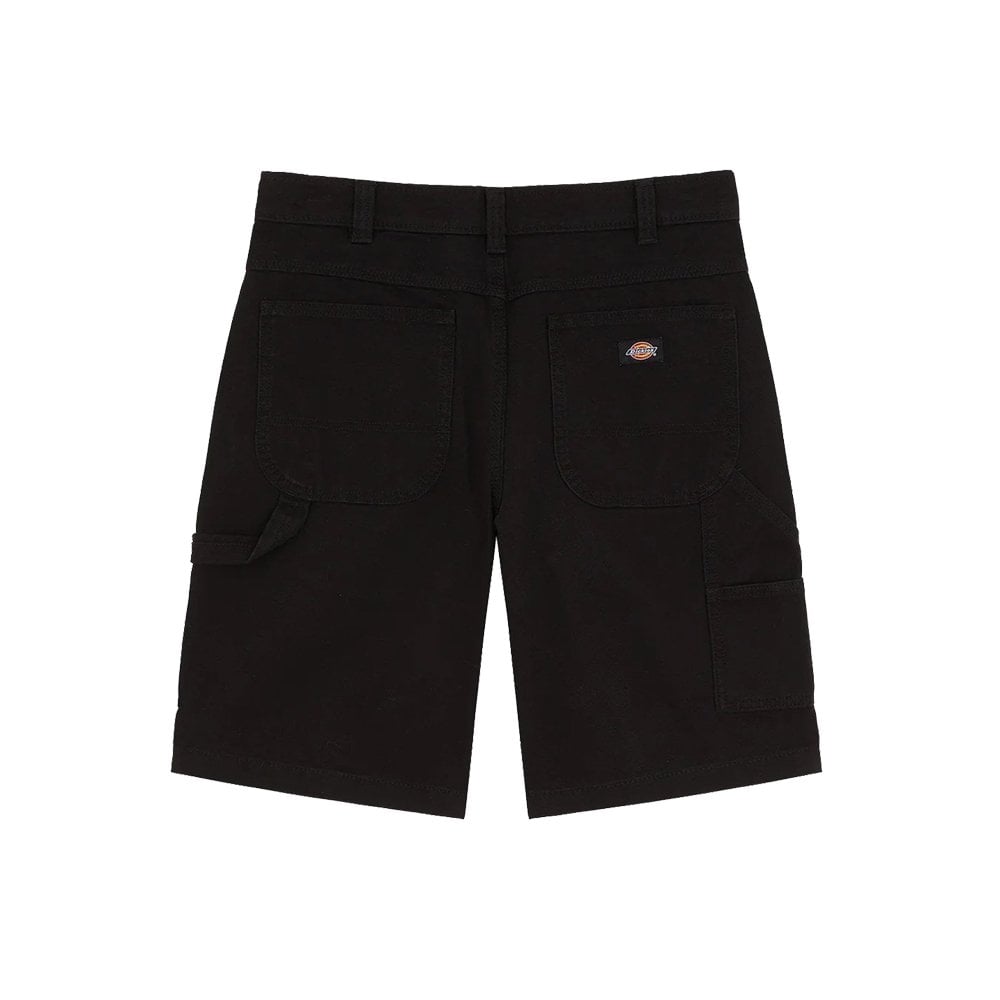 Canvas 11-Inch Carpenter Shorts - Black