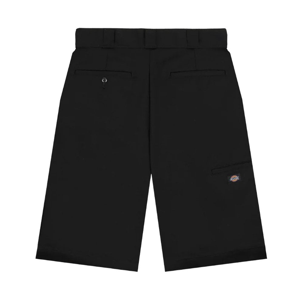 247 Garment Dye 13-Inch Loose Work Shorts - Black