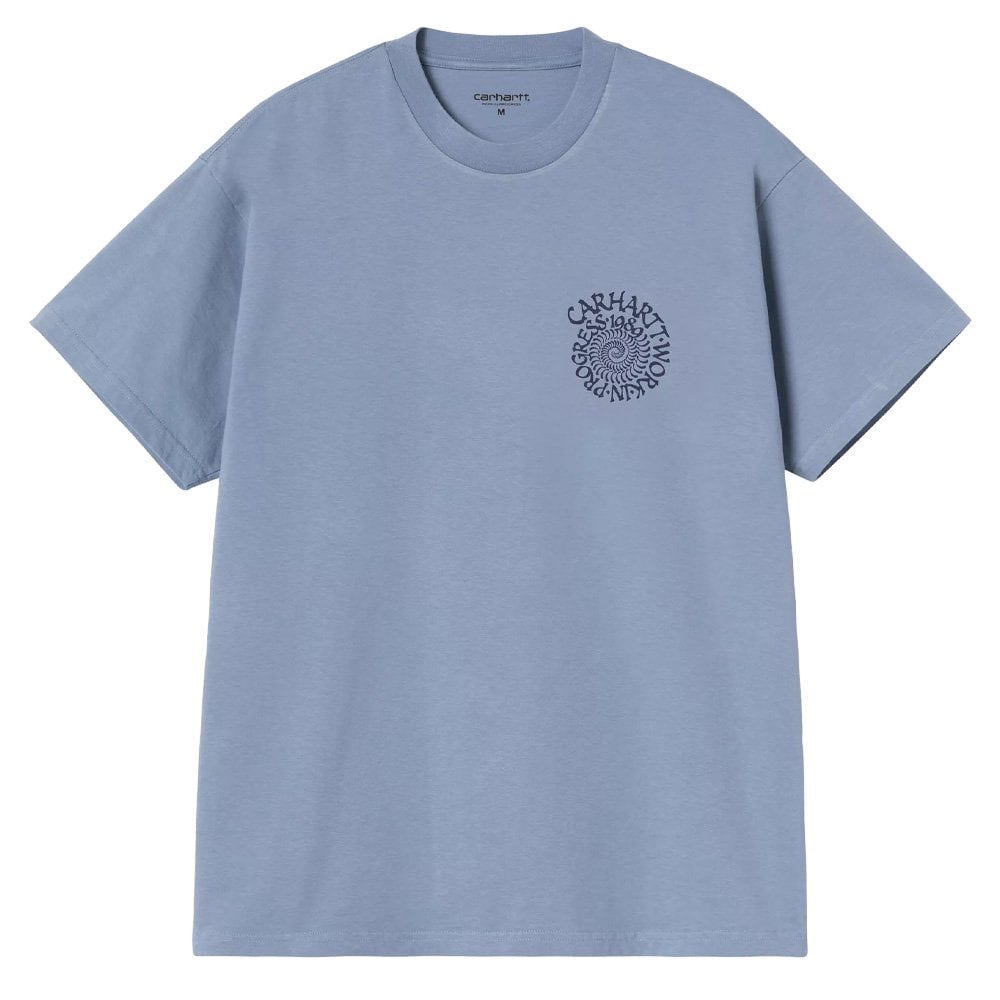 Spirals T-Shirt - Gentle Blue