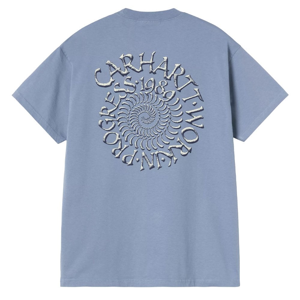 Spirals T-Shirt - Gentle Blue