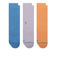 Icon Crew Socks 3 Pack - Capri Blue