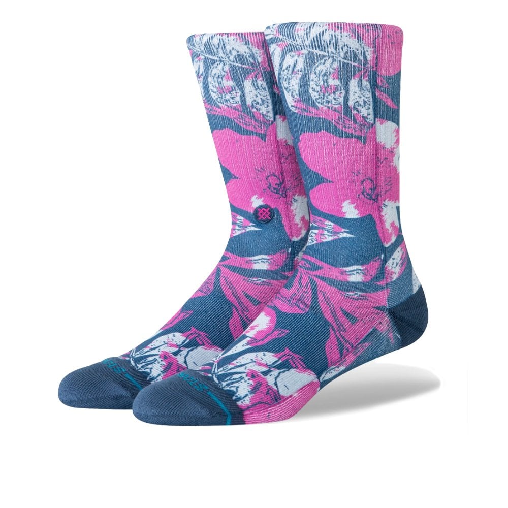 Lihue Crew Sock  - Fuchsia