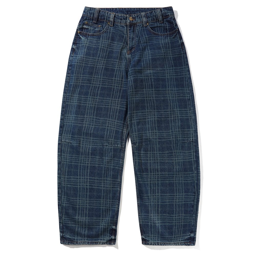 Burn Wide Cut Denim Jeans - Dk Indi Pld