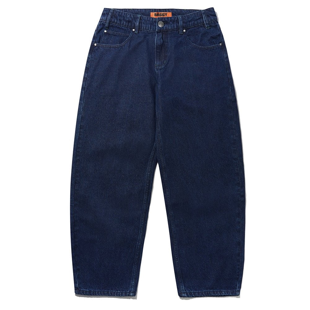 Drummer Baggy Denim Jeans - Raw Dk Indi