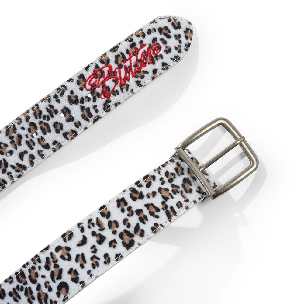 Animal Hide Belt - Snow Leopard