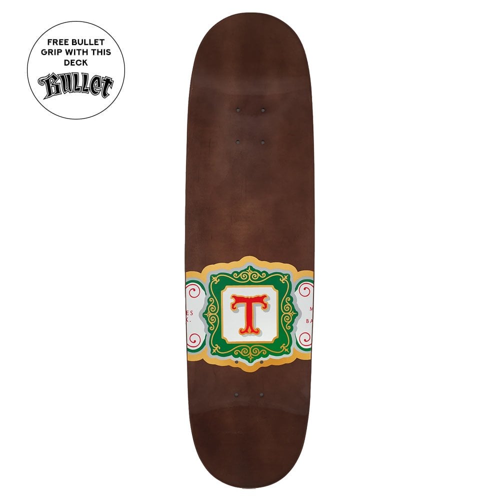 M.O.B Skateboard Deck 8.5  - Cigar Brown