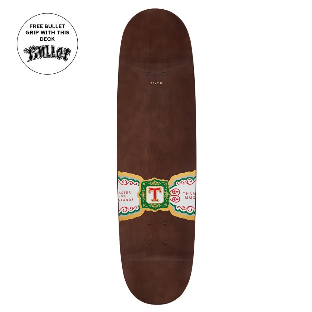 M.O.B Skateboard Deck 8.5  - Cigar Brown